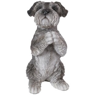 outdoor schnauzer statue